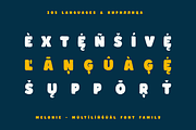 Melonie Bold Typeface, a Sans Serif Font by alpercakici (Thumbnail 3 of 15)