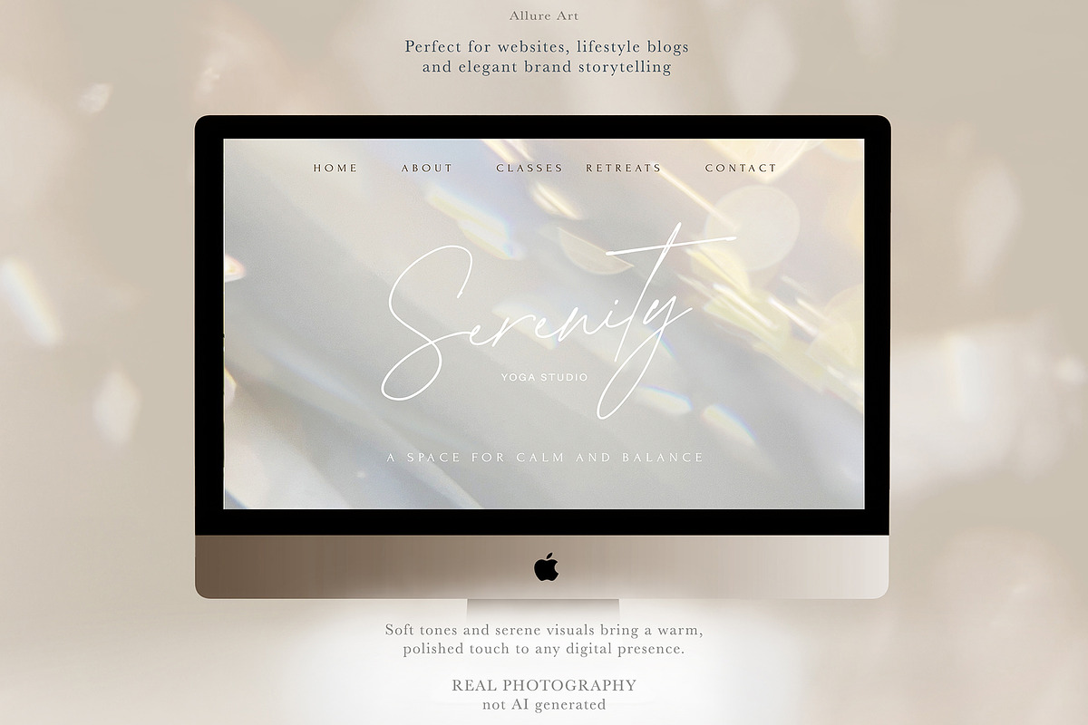 60 Ethereal Light Backgrounds Bundle, an Abstract Photo by Allure Art (Photo 9 of 31)