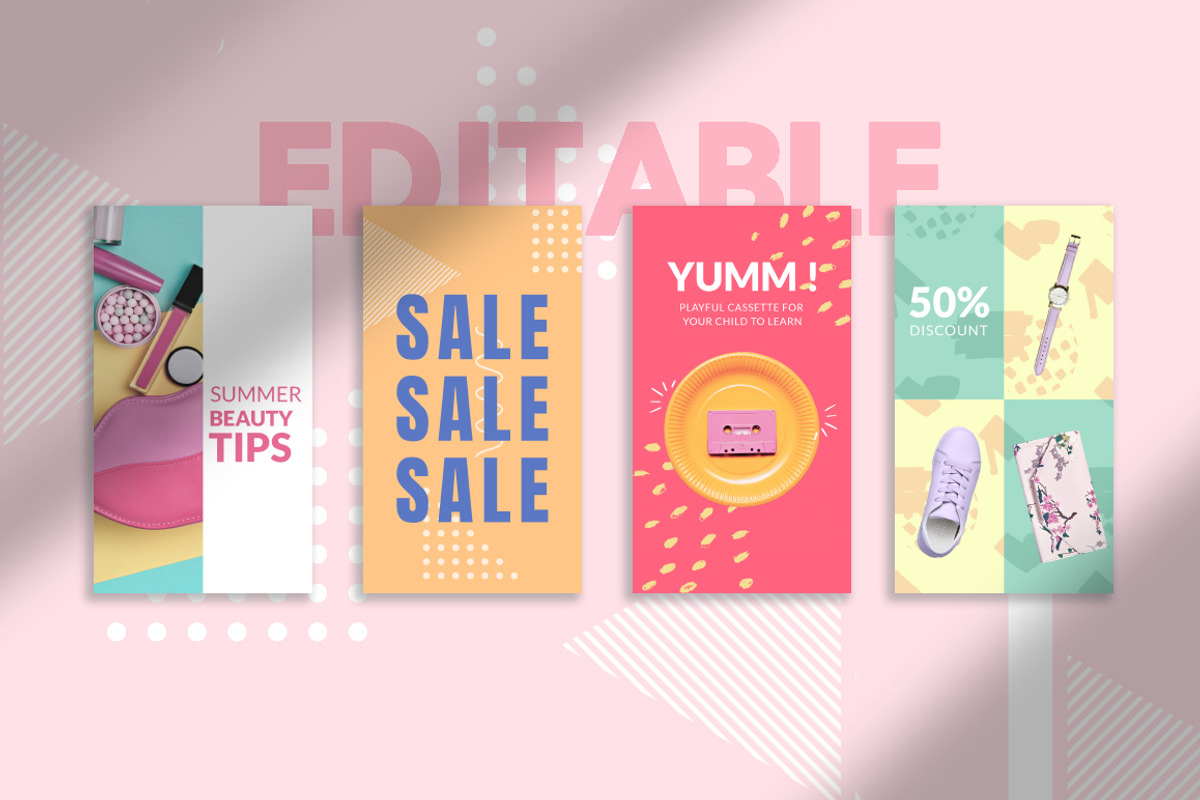 CANVA Colorful Social Media Pack, a Social Media Template by Eviory (Photo 8 of 14)