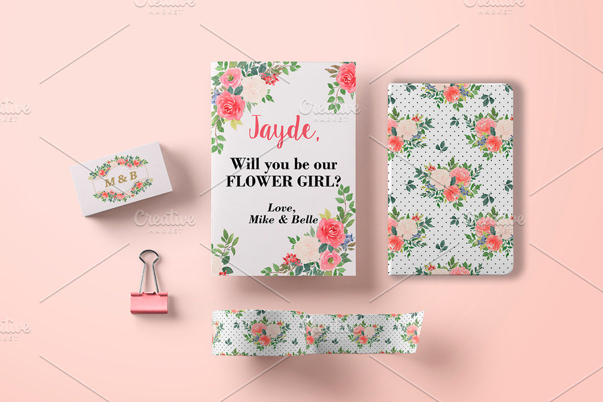 Watercolor flower Clip Art, an Illustration by Elly Studio (Photo 8 of 13)
