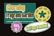 Galfego Rounded 3D, a Sans Serif Font by Craft Supply Co. (Thumbnail 6 of 8)