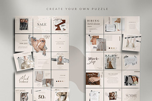 Instagram Puzzle Rein - PS & Canva