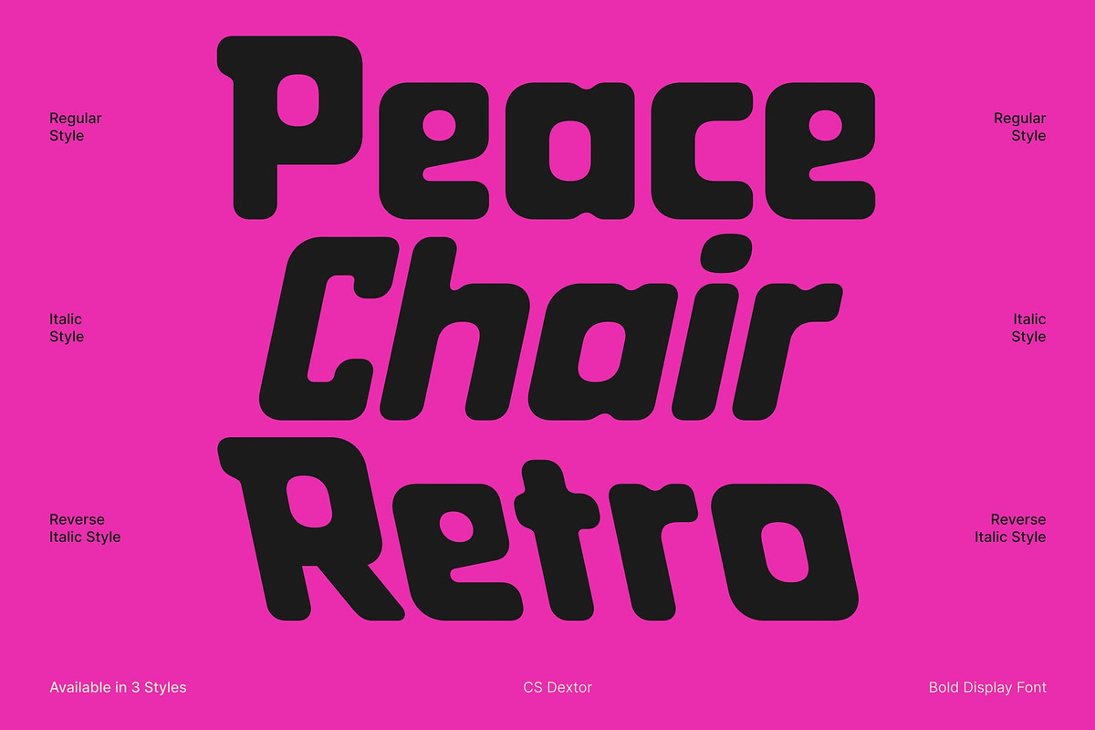 CS Dextor – Bold Font, a Sans Serif Font by Craft Supply Co. (Photo 4 of 8)