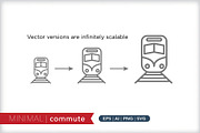 Minimal commute icons, an Outline Icon by Picture Window (Thumbnail 3 of 5)