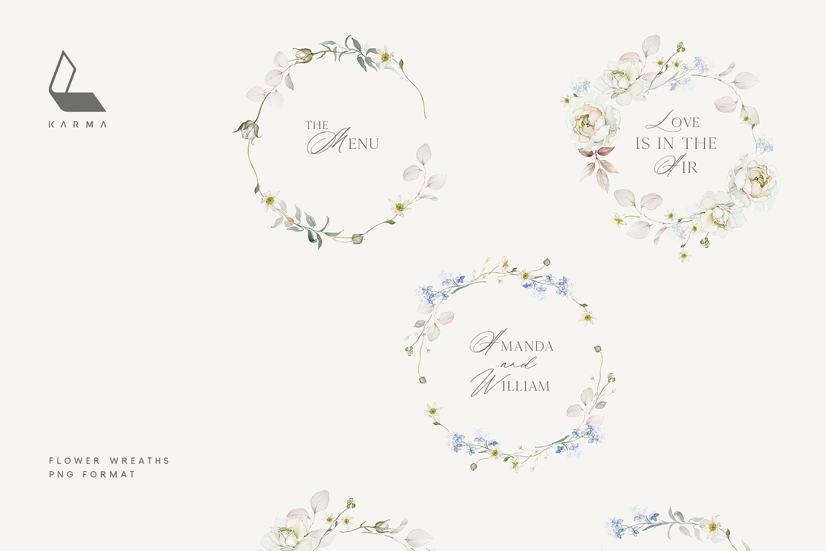 Garden Ivory Botanical Set, a Decorative Illustration by Karma (Photo 10 of 20)