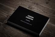 Dark Individual Business Card, a Business Card Template by bouncy (Thumbnail 2 of 4)