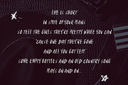 Late Night - Textured Brush Font, a Font by Midnight Grim (Thumbnail 3 of 5)