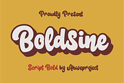 Boldsine, a Script Font by ahweproject (Thumbnail 1 of 10)