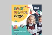 Back to School Flyer Template, a Flyer Template by MightyDesign (Thumbnail 4 of 8)