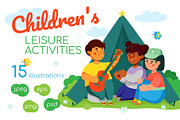 Children's Leisure - Illustrations, a Templates & Theme by Boyko Pictures (Thumbnail 1 of 13)