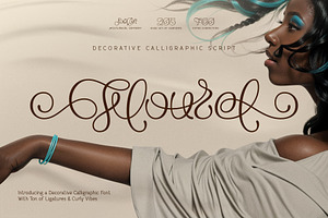 Flourel, a Script Font by Gleb Guralnyk
