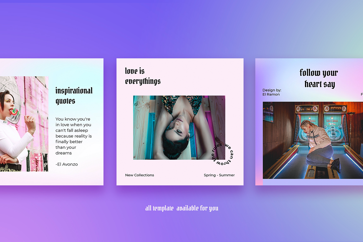 Grady - 30 Instagram Post & Story, a Social Media Template by Designspace (Photo 3 of 6)