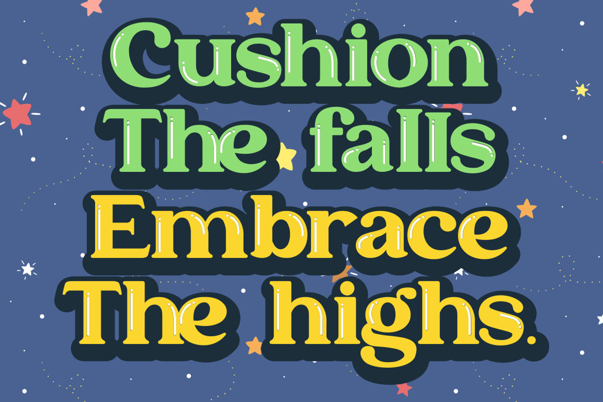 Floofy Bubble - Bubble Font, a Font by PutraCetol Studio (Photo 2 of 5)
