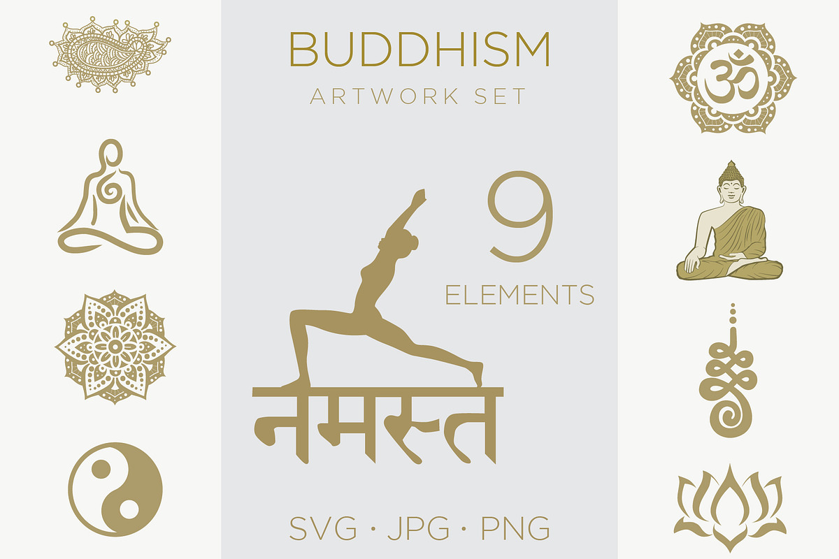 Buddhism, meditation, yoga, an Icon by Bloom21Art (Photo 1 of 3)