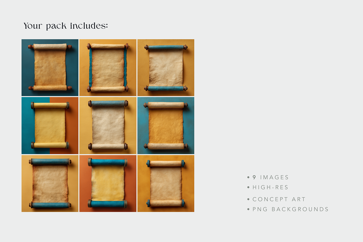 Parchment Scroll, a Texture Illustration by Picturesque Stories (Photo 4 of 5)