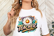 Cute Teacher Daisy Flower PNG, an Object Graphic by Star Graphic Design (Thumbnail 1 of 10)