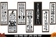 Halloween Signs Bundle SVG, a Seasonal Illustration by RossiGalleria (Thumbnail 3 of 4)