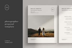 Photographer Proposal Template Canva
