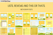 455 Canva Yellow Instagram Template, a Social Media Template by Emerald Eyes Design (Thumbnail 5 of 12)