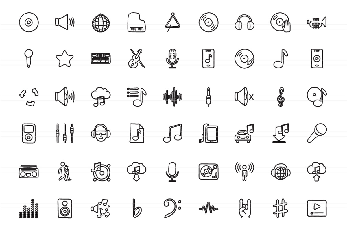 2100 Hand drawn vector icons, an Outline Icon by Visual Generation (Photo 21 of 43)