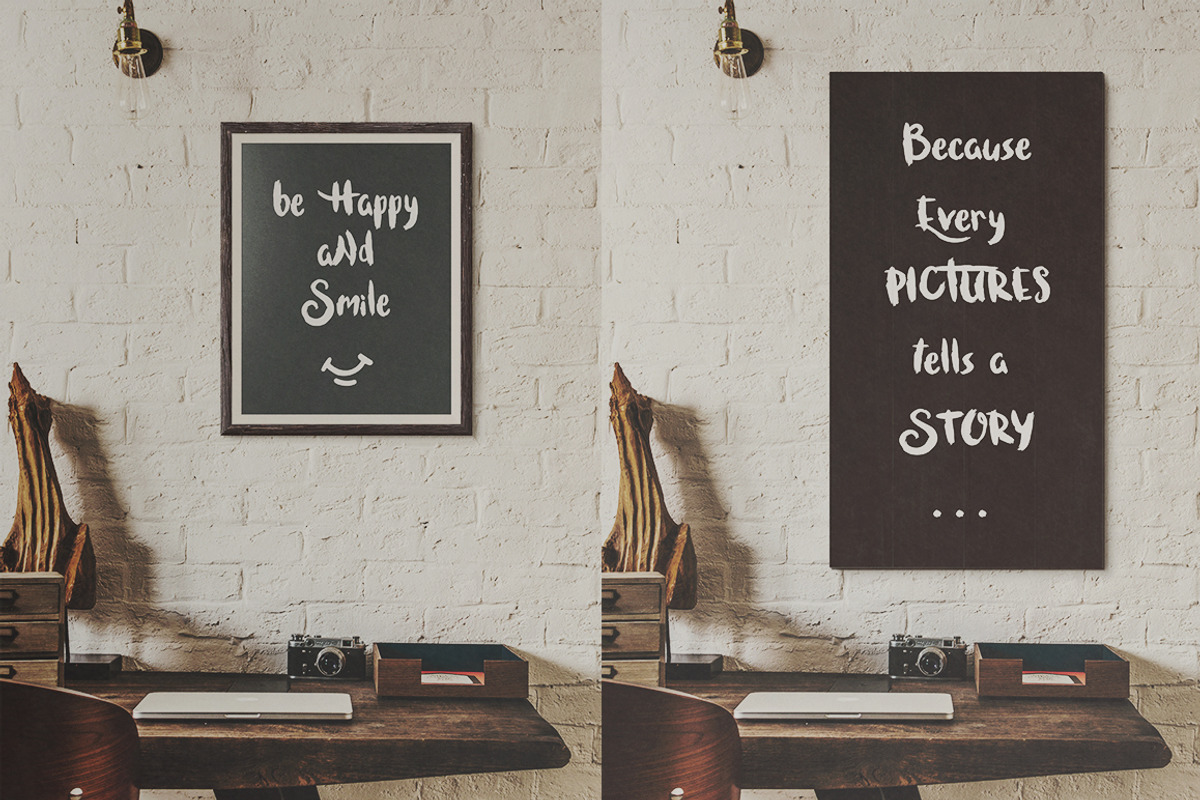 Bruscheetah Brush Font preview 6