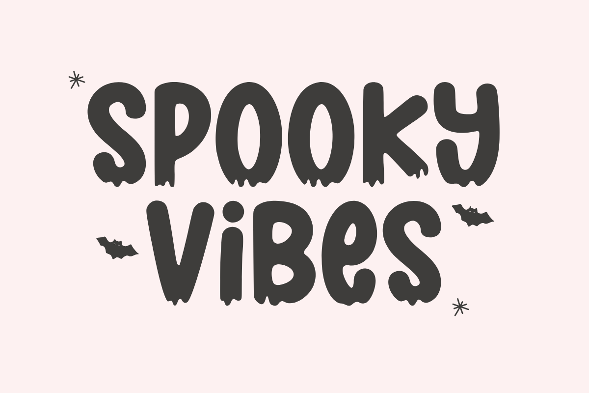 Scary Party - Spooky Display Font, a Handwritten Font by SaktiAvellin (Photo 2 of 8)