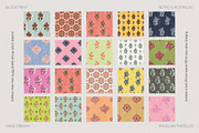 Vintage Block Seamless Patterns, a Pattern Graphic by angelainthefields (Thumbnail 4 of 9)