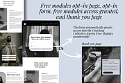 Kartra Coaching Membership Template, a Landing Page Template by Solana Creative Co. (Thumbnail 8 of 12)