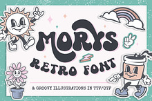 Morys Retro Font and dingbats
