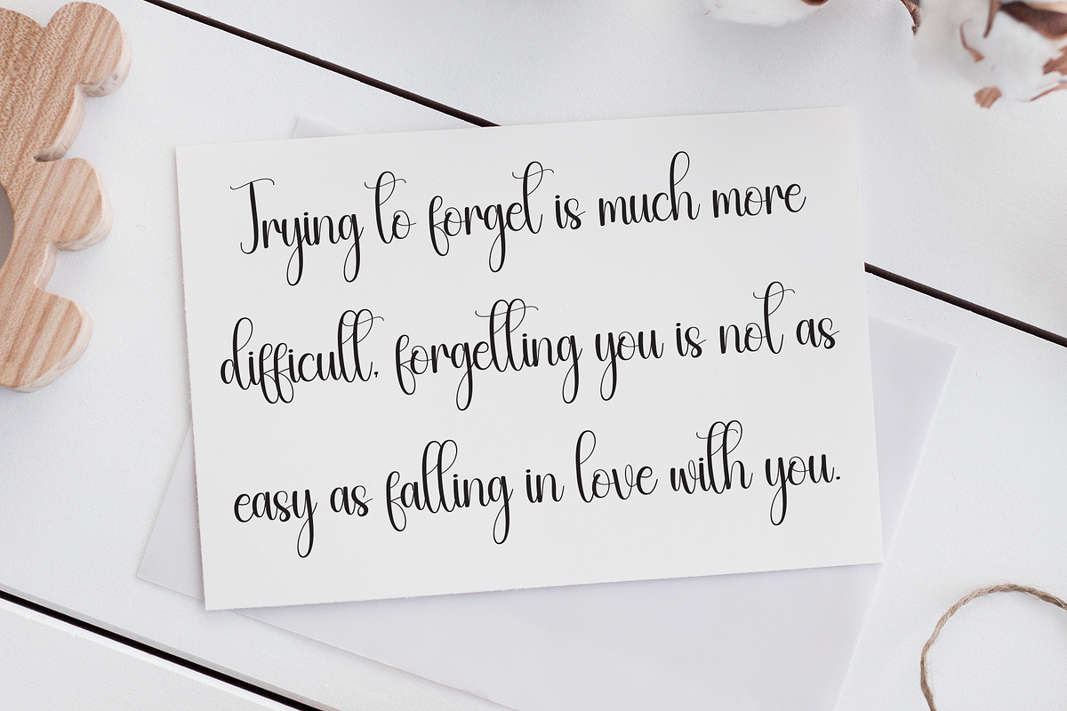 Stayhome | Script Font, a Handwritten Font by Scratchones (Photo 5 of 9)