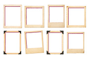 Set of vintage blank photo frames, a Texture Illustration by ZinetroN (Thumbnail 1 of 3)