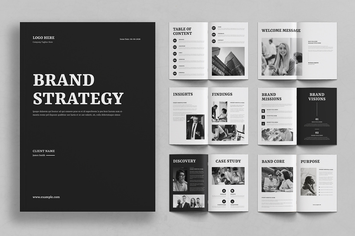 Brand Strategy Template, a Brochure Template by ContestDesign (Photo 1 of 4)
