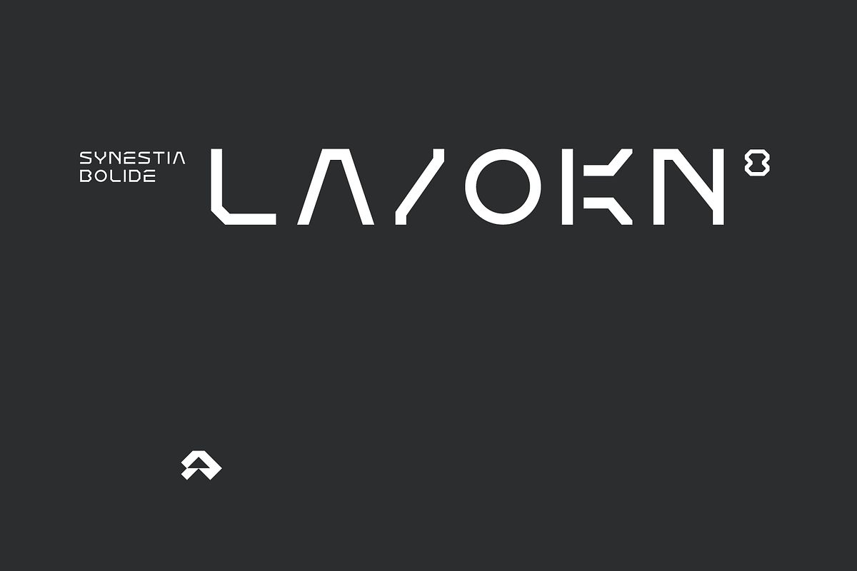 Krag Futuristic Tech Font, a Font by baqoos (Photo 3 of 7)