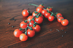 Branch of tomatoes stock photo containing branch and tomato, a Food & Drink Photo by Nazar Hrabovyi