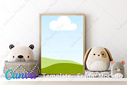 Frame mockup-kids, a Print Template by Mockup Shop (Thumbnail 1 of 2)