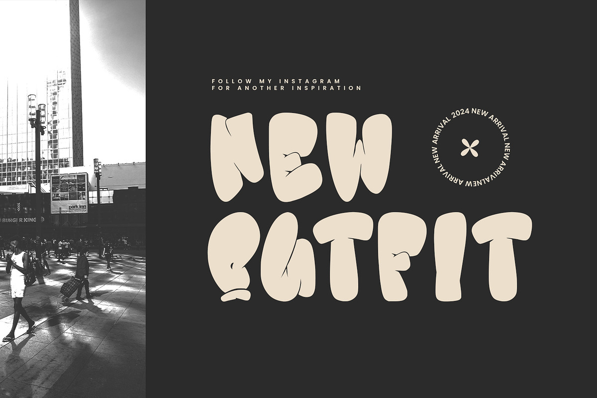 Liztoo Graffiti Bubble Display Font, a Handwritten Font by Maulana Creative (Photo 5 of 7)