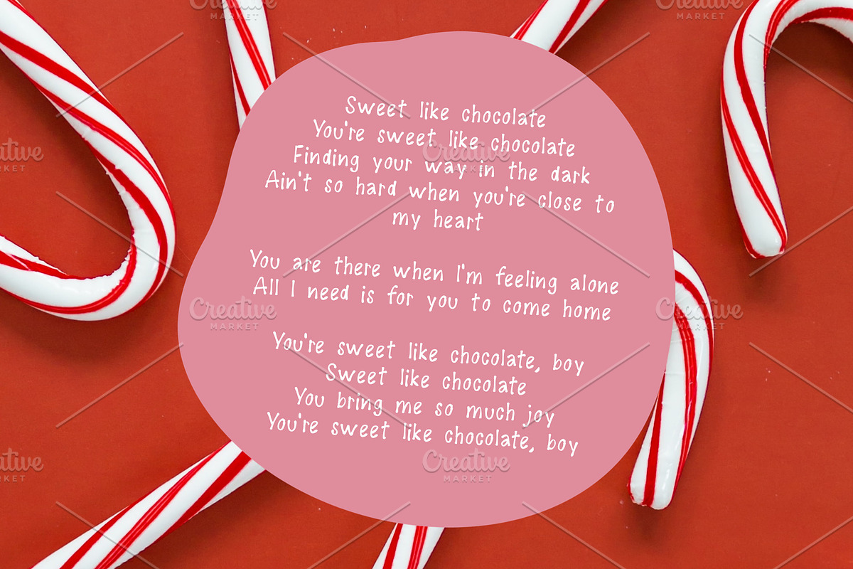 Lollipop cute handwritten font, a Script Font by Nuchylee Photo (Photo 3 of 5)