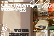 The Ultimate Retro Frame Mockup Pack, a Household Mockup by Emma Rodriguez Studio (Thumbnail 1 of 6)