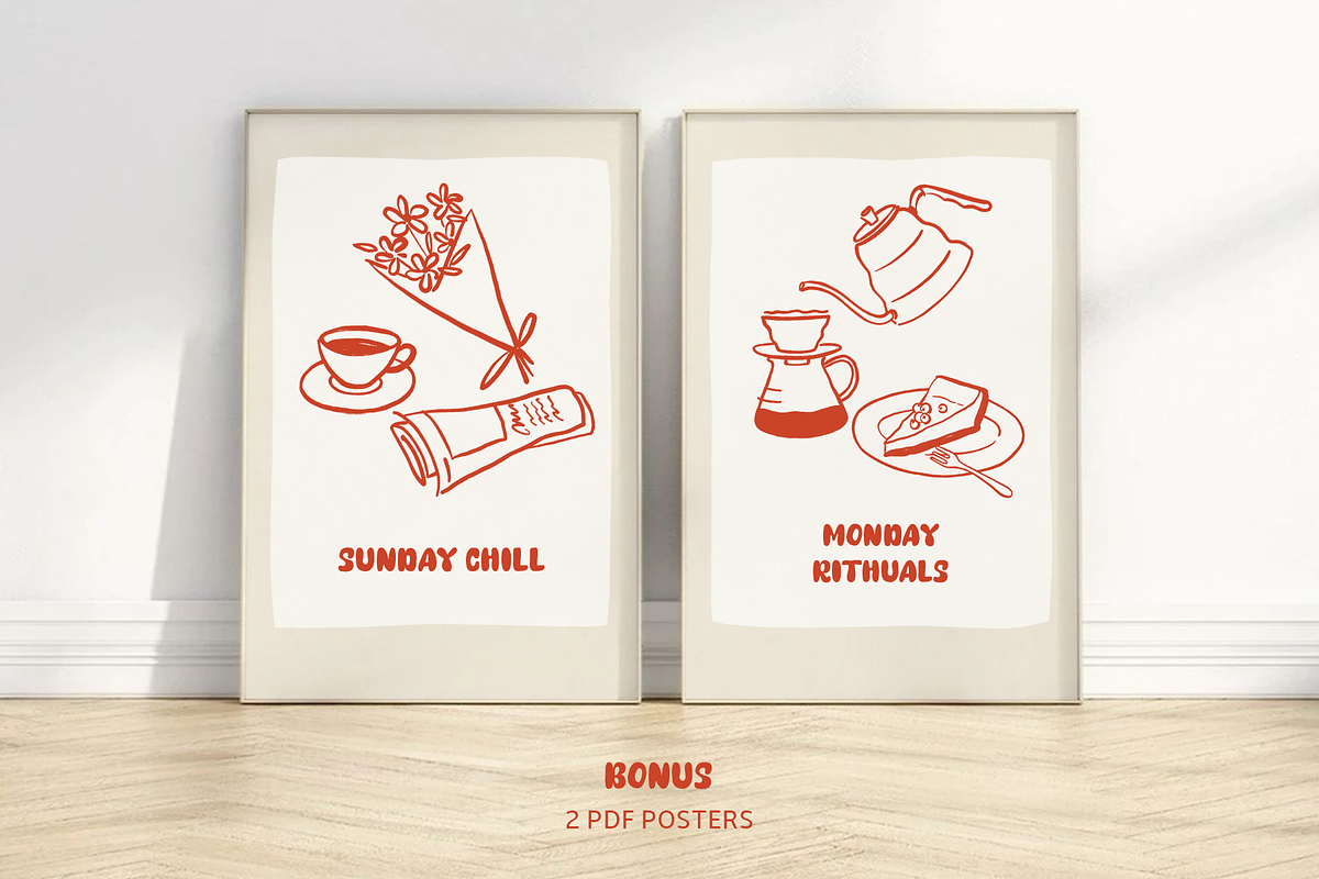 Bakery & Coffee Illustration Set, a Food Illustration by Studio Papercuts (Photo 10 of 10)