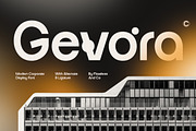 Gevora - Modern Display Font, a Sans Serif Font by Flawless And Co (Thumbnail 1 of 10)