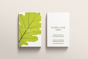 OAK BUSINESS CARD TEMPLATE (PSD)