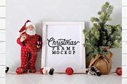 Christmas Frame Mockup 13, a Product Mockup by CatBoneDesign (Thumbnail 1 of 3)