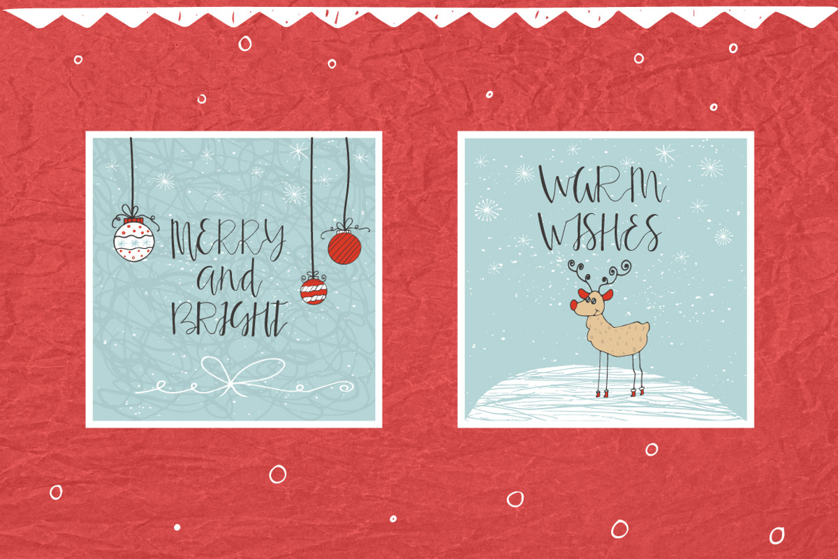Merry Christmas - holiday kit, a Decorative Illustration by UTM Studio (Photo 11 of 13)