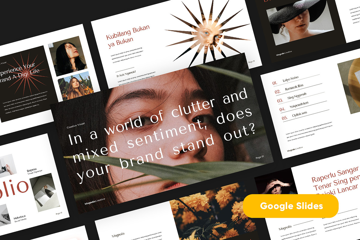 Magnolia - Google Slides Template, a Presentation Template by rgbryand (Photo 1 of 9)