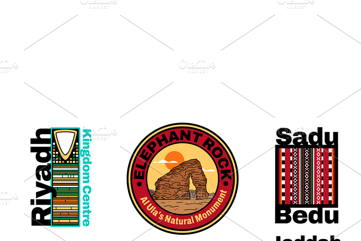 Saudi Arabia Badge Collection, an Object Graphic by MISS CHATZ (Photo 3 of 3)