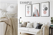 Frames & Walls Scandinavian Bundle-4, a Household Mockup by Yuri-U (Thumbnail 22 of 38)