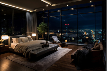 Opulent Luxury penthouse bedroom, an Architecture Photo by Ylivdesign