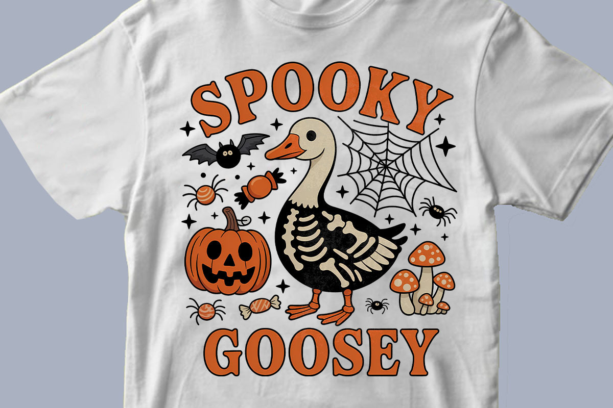 Spooky Goosey Halloween PNG, a Graphic by olgasallom (Photo 3 of 3)