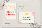 Colorful Retro Wedding Welcome Sign, an Invitation Template by StudioVonBraitenberg (Thumbnail 5 of 7)