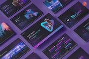 Music Festival & Concert PowerPoint, a Presentation Template by Pixslides (Thumbnail 1 of 8)